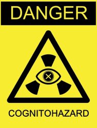 Cognitohazard sign Meme Template