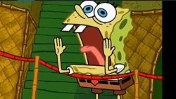 SpongeBob Yelling Meme Template