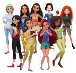 PNG Princesas Disney comfy - Ralph rompe internet Meme Template