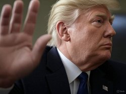trump talk to my hand Meme Template