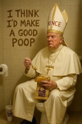 Pope trump Meme Template