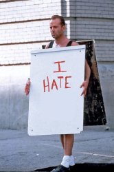 Bruce Willis Hates X Meme Template