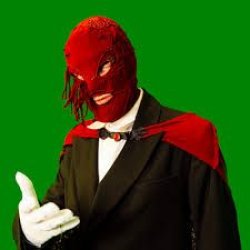 red gentleman Meme Template