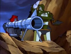 Transformers G1 Cliffjumper gun Meme Template