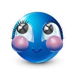 Blinking Blushing Emoticon Meme Template