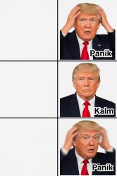 Panik-Kalm-Panic-Trump Meme Template