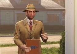 Vault-Tec Salesman Meme Template
