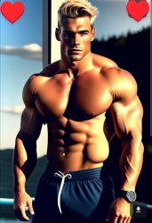 Hot Muscular Men Mmmm Meme Template
