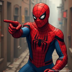 Spider-Man Point Meme Template