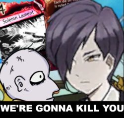 I'm gonna touch you Meme Template