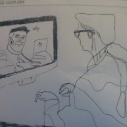 Omni-Man coliosis Meme Template