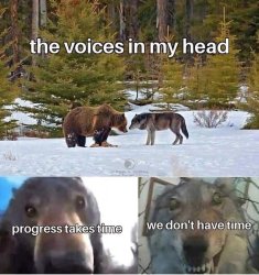 the voices in my head Meme Template