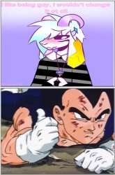 Pride Vegeta Meme Template