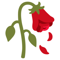 wilted rose Meme Template