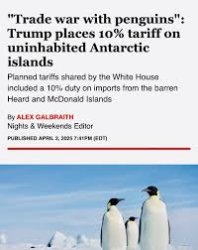 penguins get slapped with tax Meme Template
