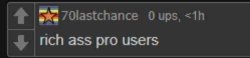 rich ass pro users Meme Template