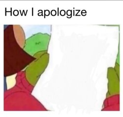 Blank Letter Meme Template