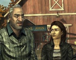 The walking dead game Larry Meme Template