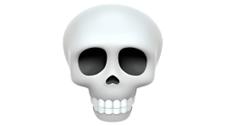 Skull emoji Meme Template