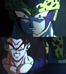 Gohan Tweaking Meme Template