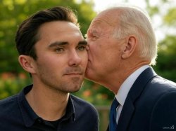 David Hogg with Biden Meme Template