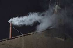 conclave pope smoke Meme Template