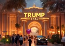 Trump Gaza Resorts Hotel Meme Template