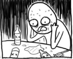 alcoholic drinking in table Meme Template