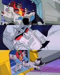 Transformers Megatron Starscream Meme Template
