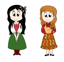 Noelle and Marisol (The Year Without a Santa Claus) Meme Template