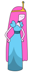 Princess Bubblegum in her Blue Gown Meme Template