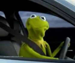 Kermit Car Meme Template
