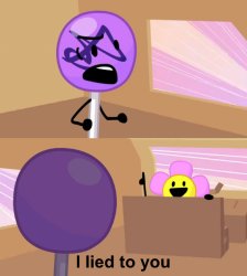 I lied to you Meme Template
