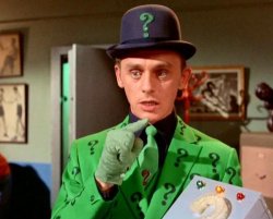 Frank Gorshin as The Riddler Meme Template