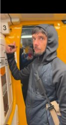 Train Vandal Caught in the Act Meme Template