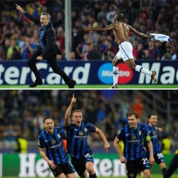 inter barcelona champions league Meme Template