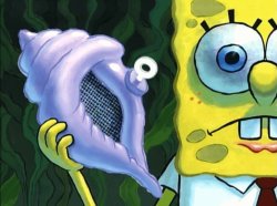 SpongeBob magic conch Meme Template