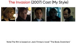 The Invasion (2007) Cast (My Style) Meme Template