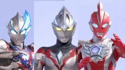 Ultraman Blazar, Arc, and Omega Meme Template