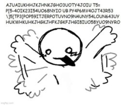 keyboard spam >//w//< Meme Template