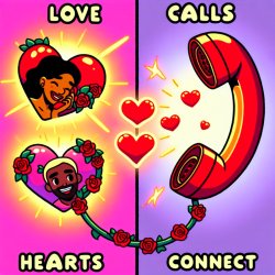 Erstelle ein Meme, welches die Liebe als Verbindung darstellt Meme Template