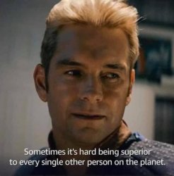 Homelander Superior Being Meme Template