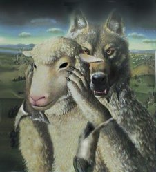 Wolf Wearing Sheep's Clothing Meme Template