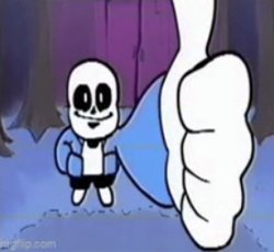 sans approves Meme Template