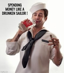 Drunken sailor Meme Template