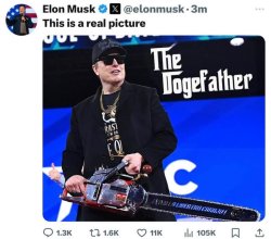 Elon with Chainsaw Meme Template