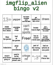 alien bingo 2 Meme Template