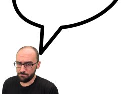 Vsauce speech bubble Meme Template
