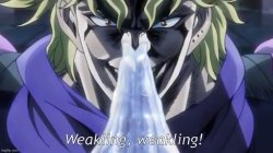 Dio weakling Meme Template