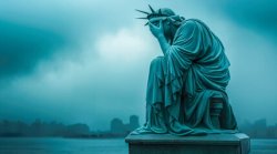 Weeping Lady Liberty Meme Template